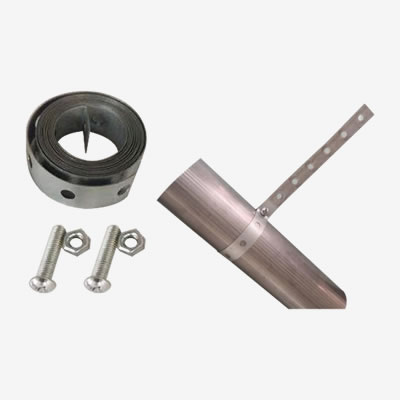 METAL STRAP WITH 2 NUTS & 2 BOLTS